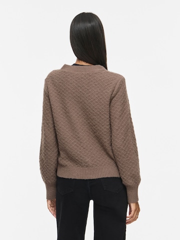 VILA Strickjacke 'VITuli' in Beige