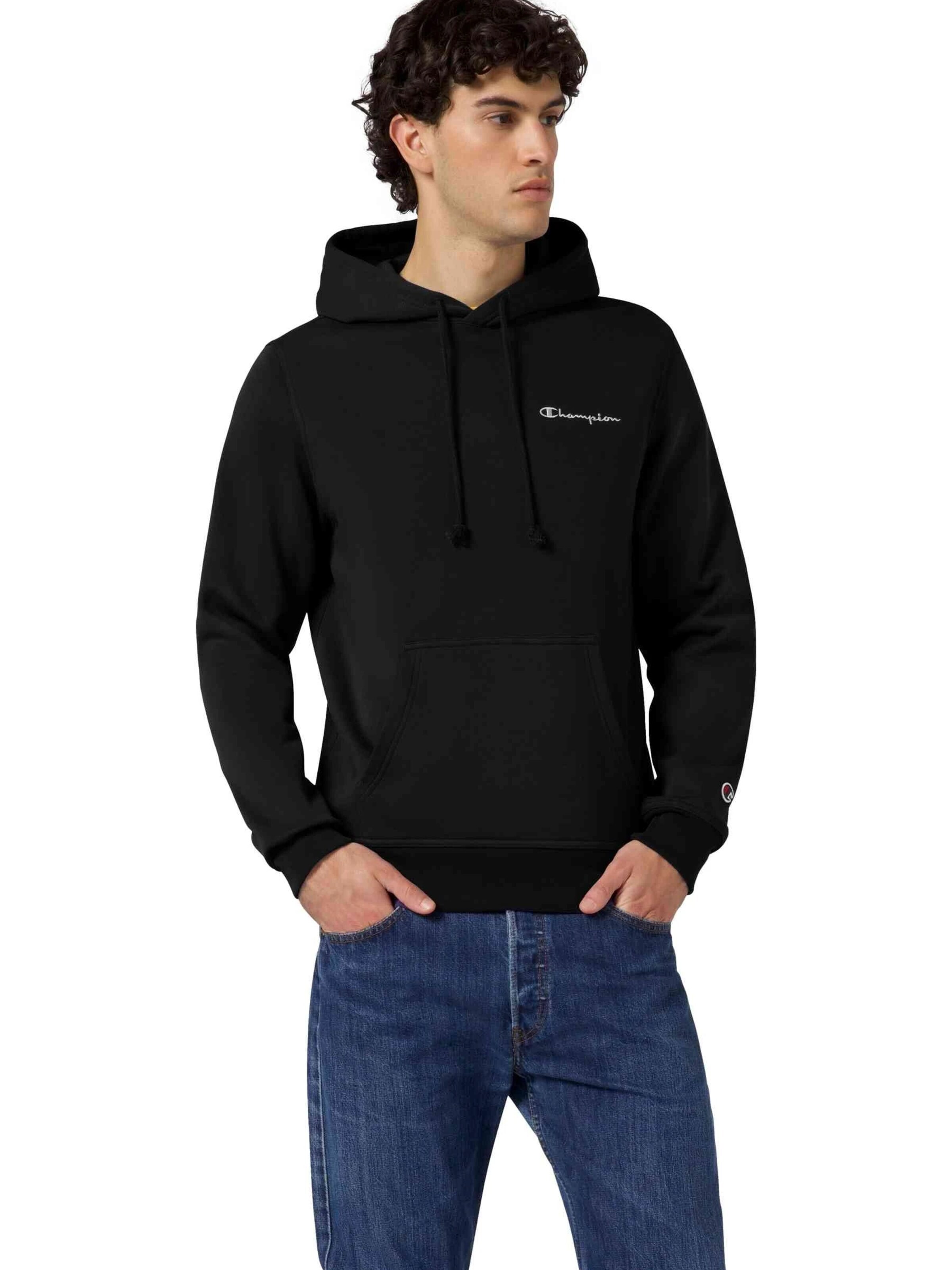 Champion -DO NOT USE-Sweater majica - crna boja: prednji dio