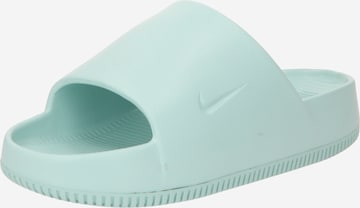 Nike Sportswear Pantolette 'CALM SLIDE' i grön: framsida