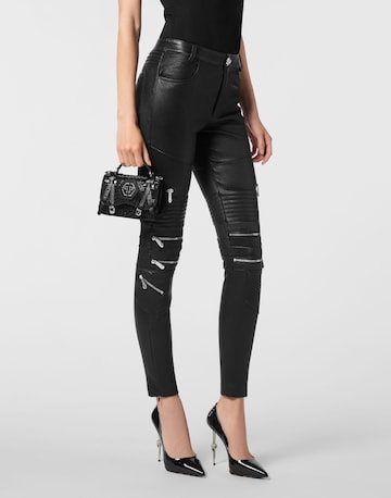 Philipp Plein Handtasche in Schwarz: Vorderseite