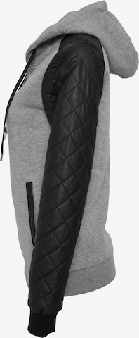 Urban Classics Sweatjacke 'Diamond' in Grau