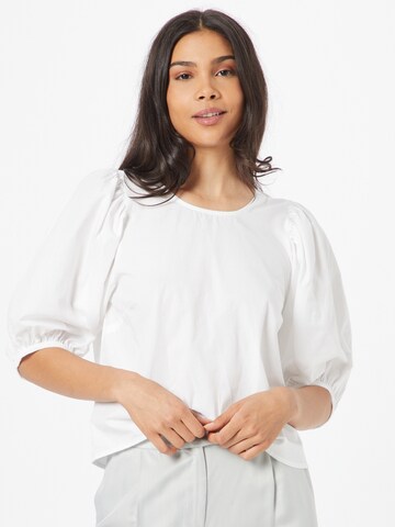 Gina Tricot - Blusa 'Sara' em branco: frente