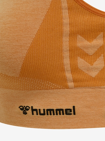 Hummel Bustier Top sportowy w kolorze pomarańczowy