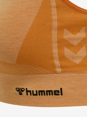 Hummel Bustier Sporttop in Oranje