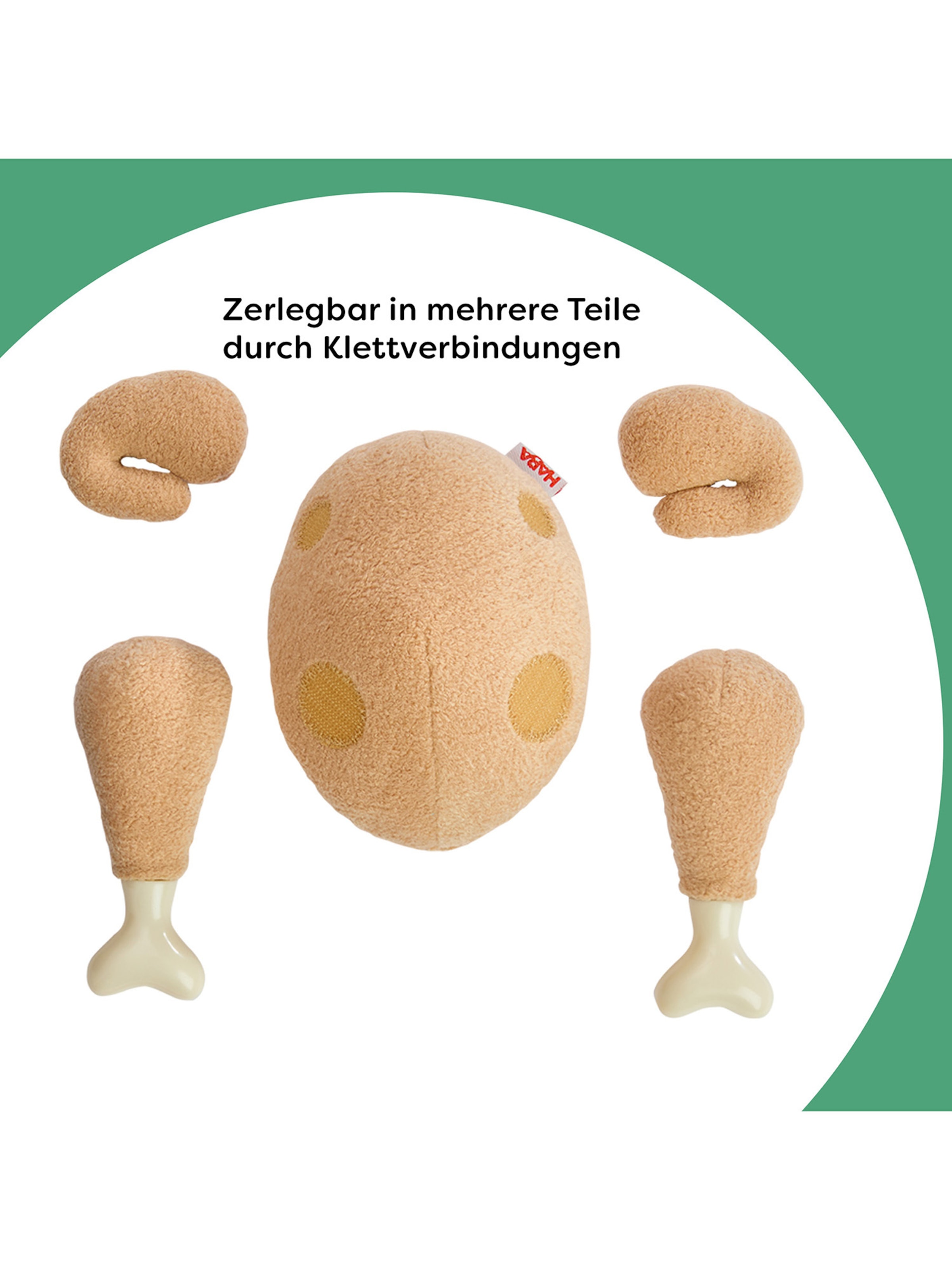 HABA Knuffels ' Creative Play - Brathähnchen ' in Gemengde kleuren