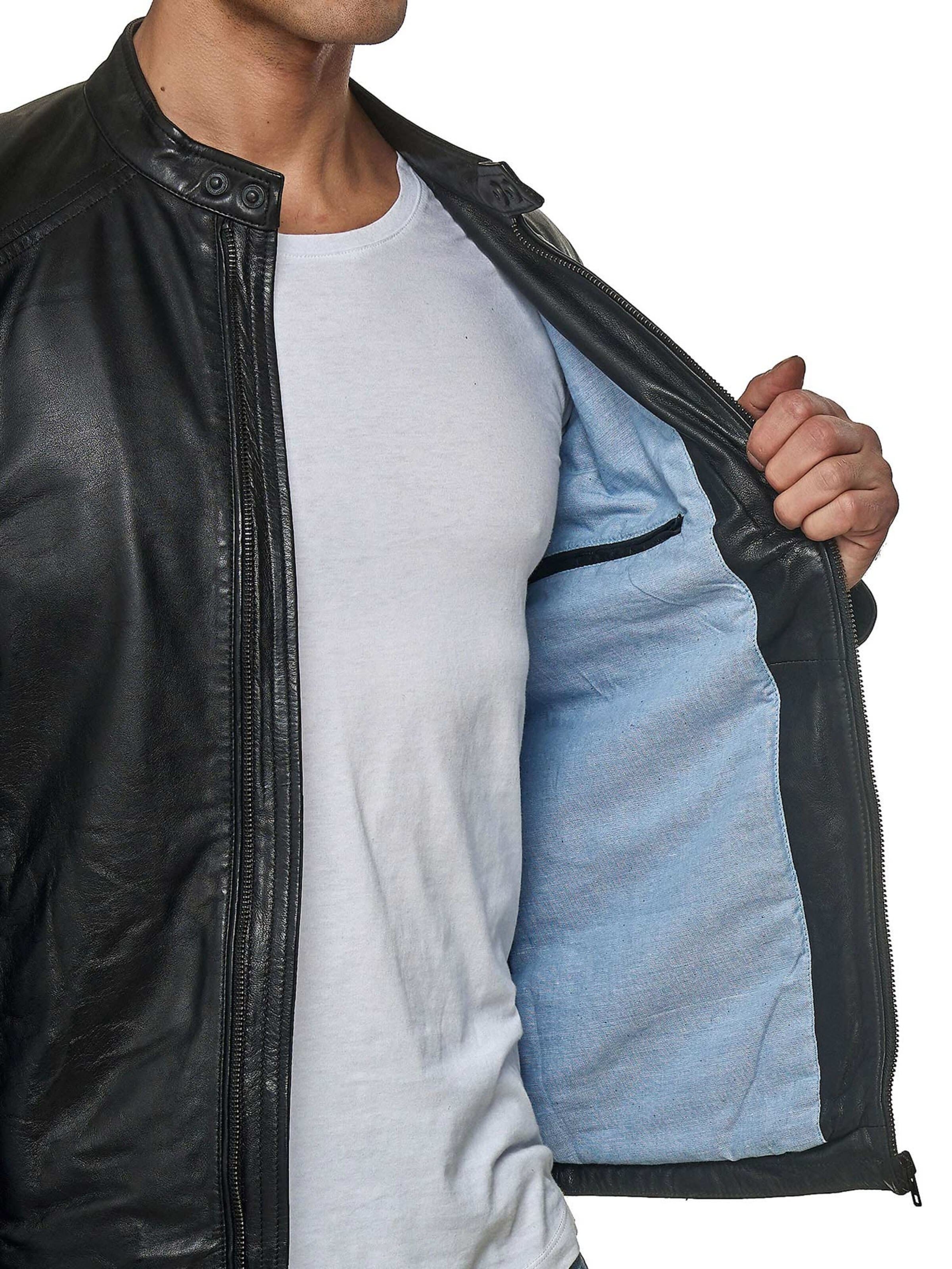 Tazzio Between-Season Jacket '19707' in Brown