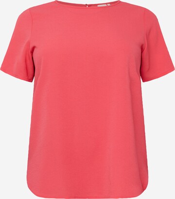 ONLY Carmakoma - Blusa 'VICA' en rojo: frente