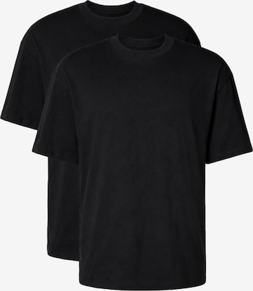 JACK & JONES Shirt in Zwart: voorkant