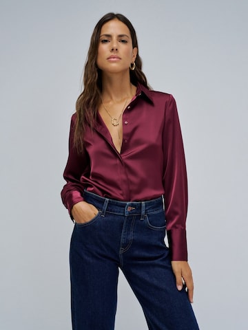 Salsa Jeans Blouse in Rood: voorkant