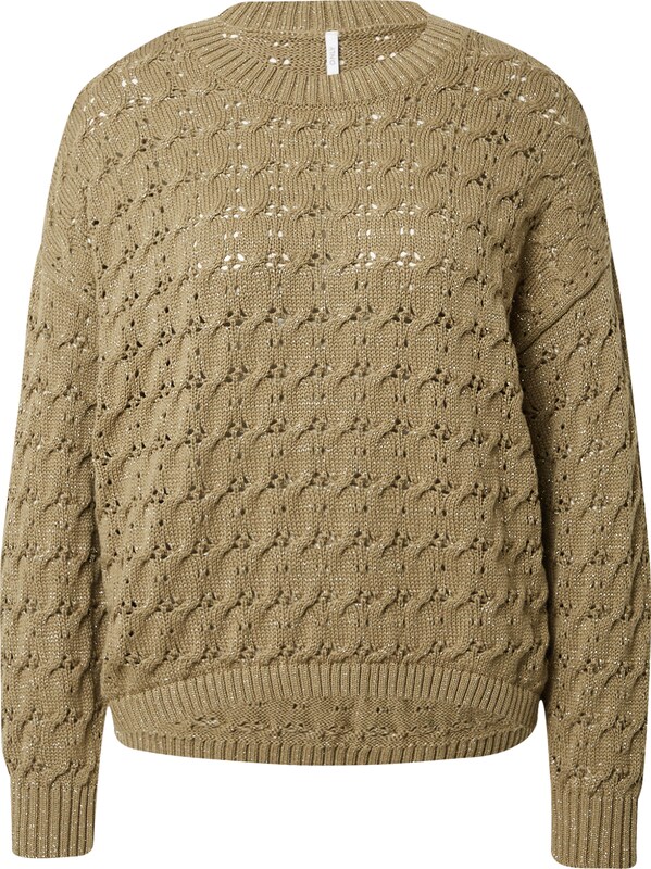 ONLY Pullover 'NEW BELIEVE' in Oliv ONLY Pullover 'NEW BELIEVE' in Oliv