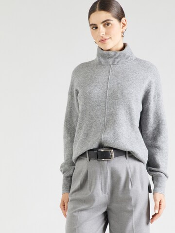 Pull-over PIECES en gris : devant