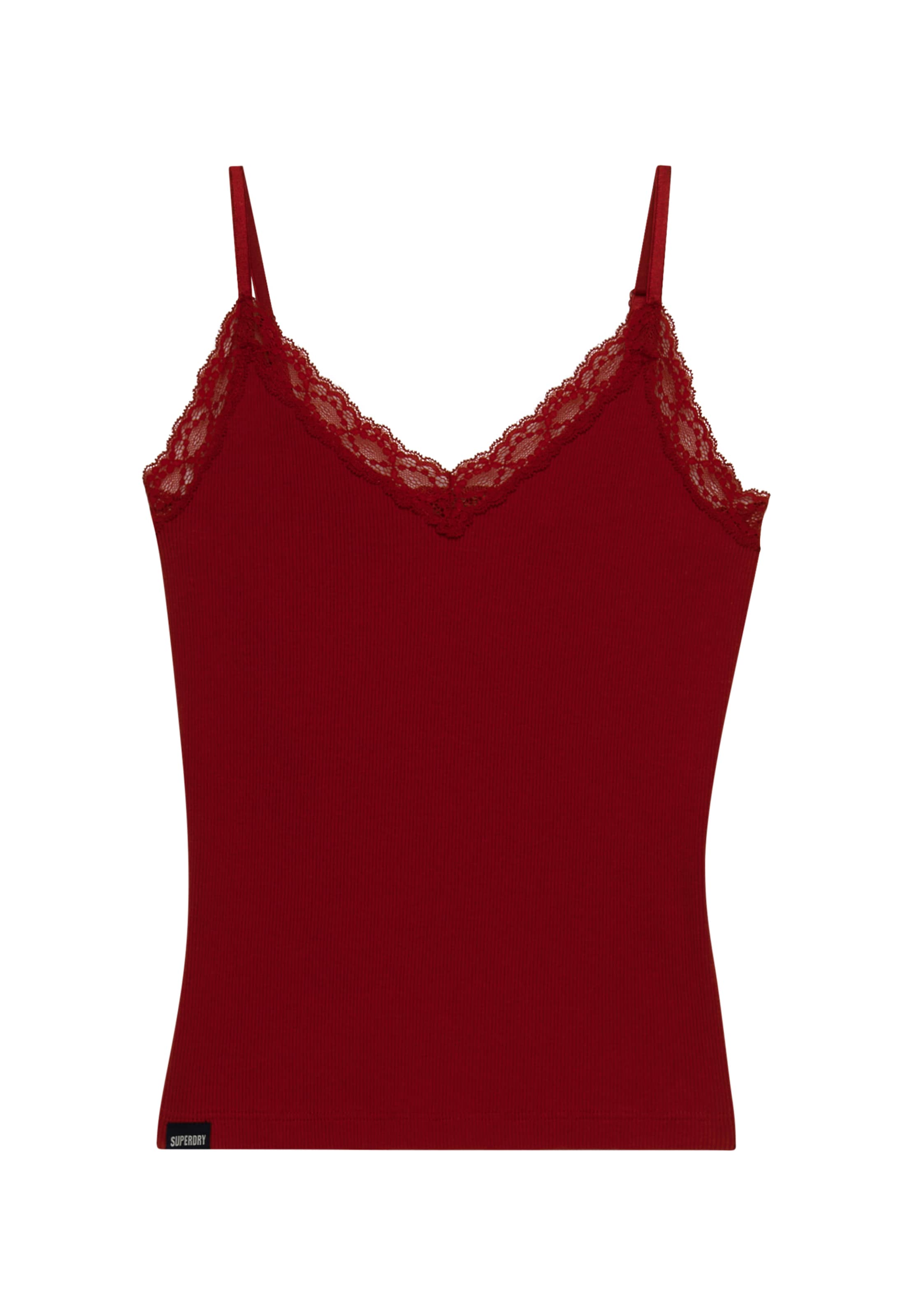 Superdry & Co Haut 'Essential' en merlot, Vue avec produit