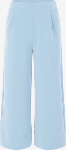 mėlyna Rich & Royal Plačios klešnės Kelnės: priekis