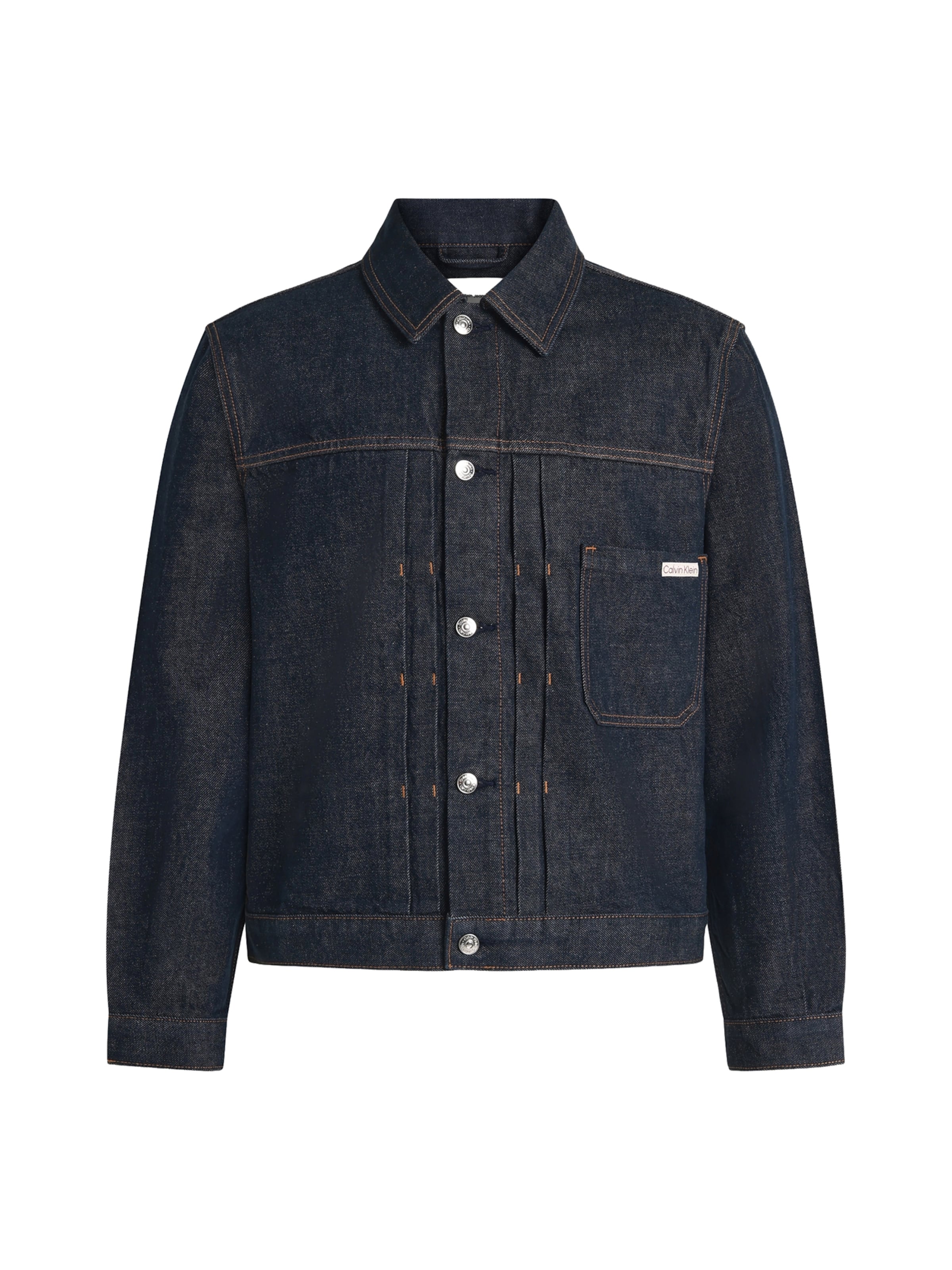 Veste mi-saison Calvin Klein Jeans en bleu : devant