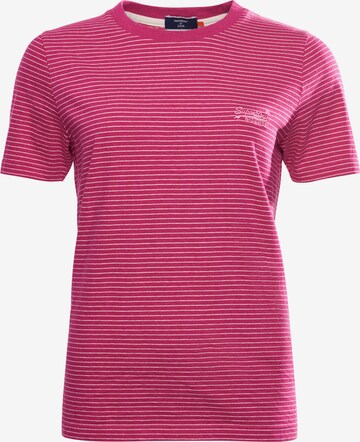 Superdry T-Shirt in Pink: predná strana