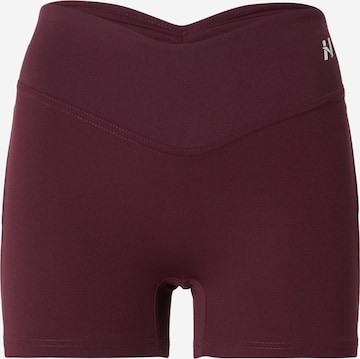 NEBBIASkinny Sportske hlače - crvena boja: prednji dio