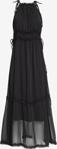 Influencer Dress in Black: front