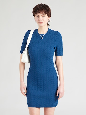 MICHAEL Michael Kors Strikkjole i blå: forside