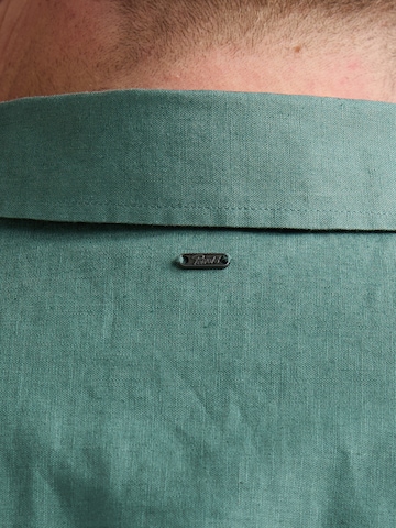Fit confort Chemise Petrol Industries en vert