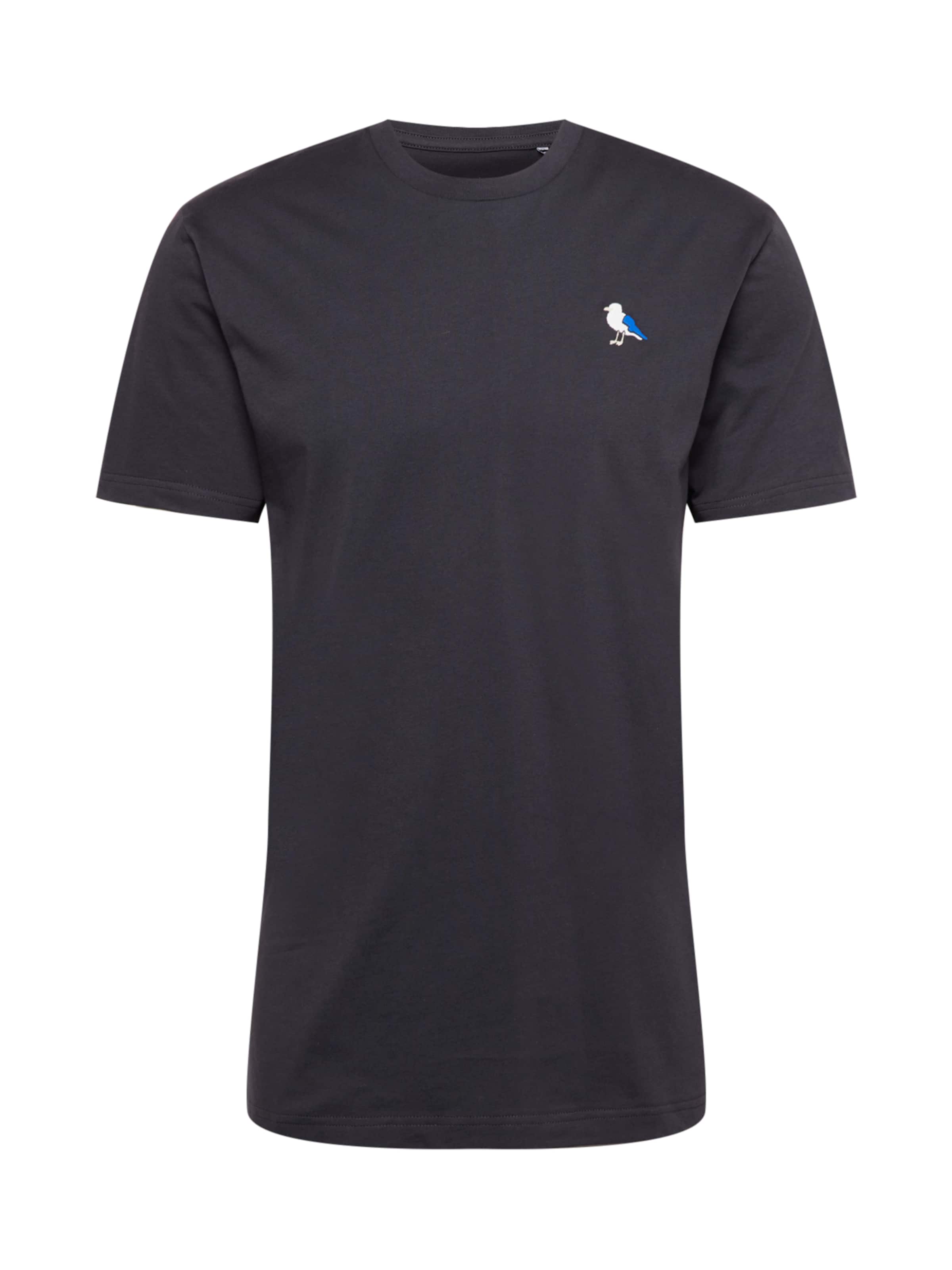 Cleptomanicx Shirt 'Embro Gull' in Blue: front