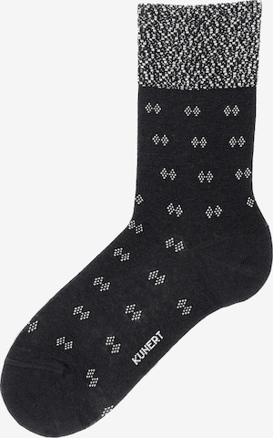 KUNERT Socks 'Business Dots' in Black: front