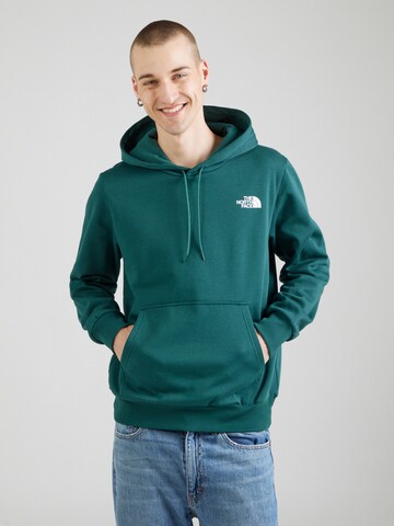 THE NORTH FACE Свитшот 'SIMPLE DOME' в Зеленый: спереди