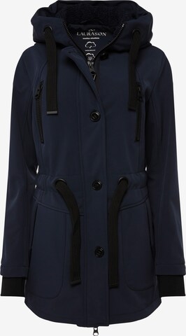 LAURASØN Performance Jacket in Blue: front