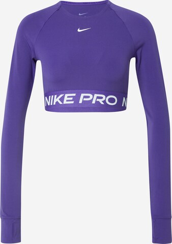 NIKE Funktionsshirt 'PRO' in Lila: predná strana