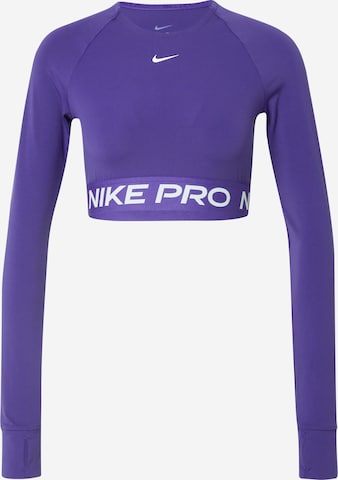 purpurinė NIKE Sportiniai marškinėliai 'PRO': priekis