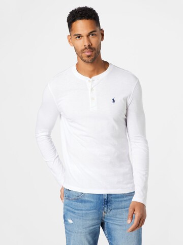 T-Shirt Polo Ralph Lauren en blanc : devant