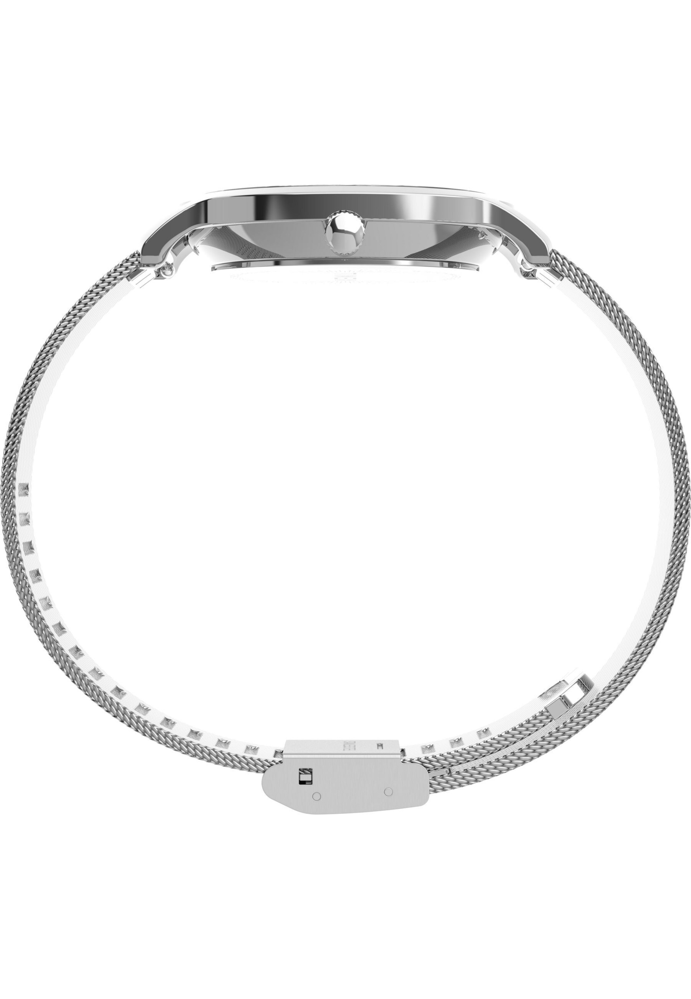 TIMEX Analoguhr in Silber: Vorderseite