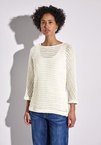STREET ONE Pullover in Weiß: Vorderseite