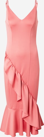 Robe Chi Chi London en rose : devant