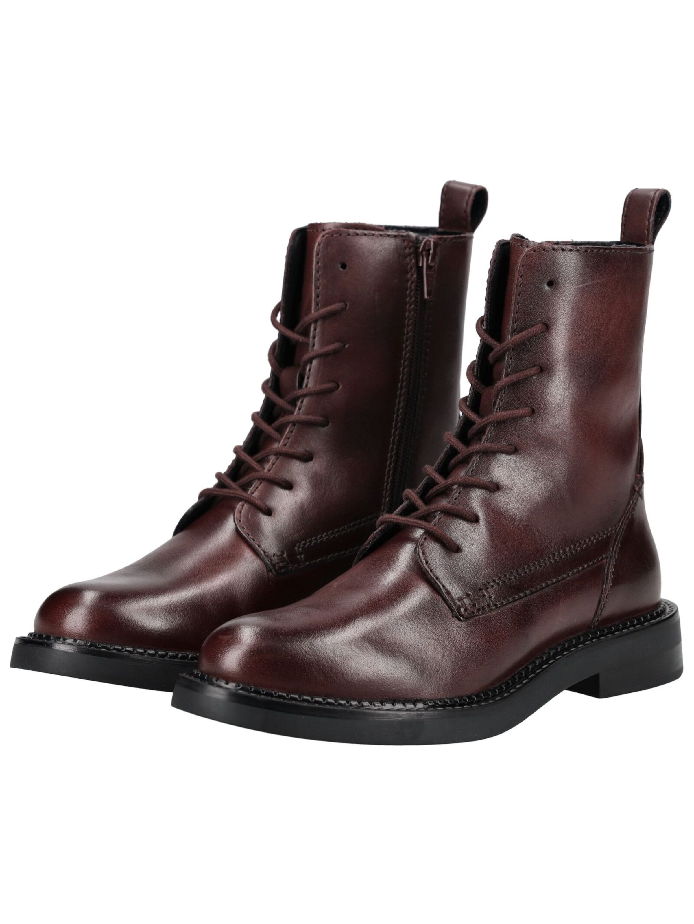 GEOX Lace-up boot in Red