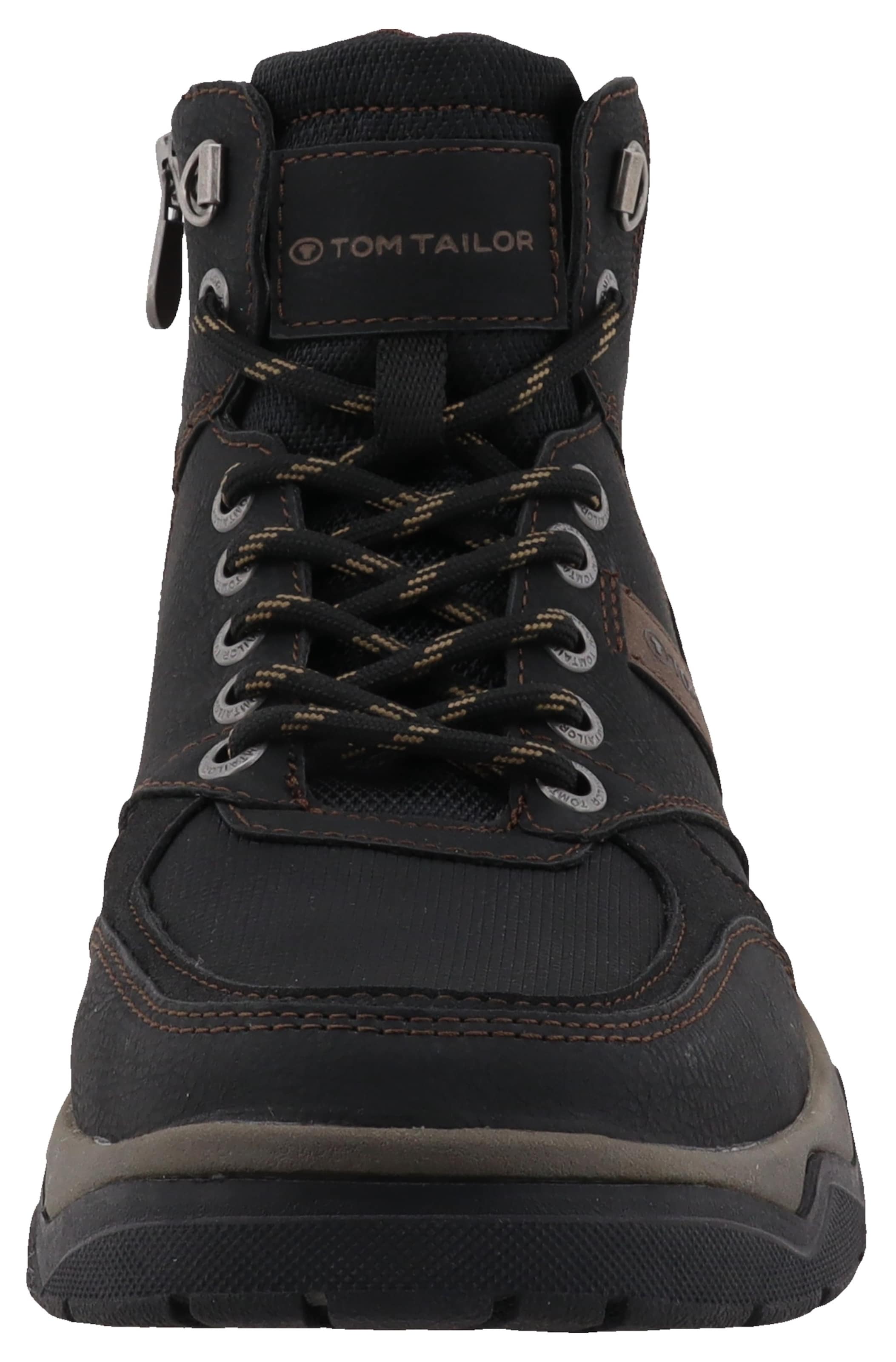 Boots stringati di TOM TAILOR in nero