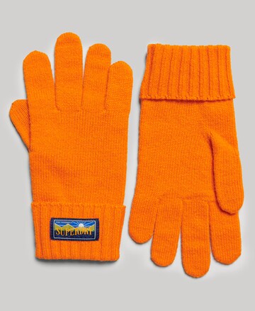 Superdry Full Finger Gloves in Orange