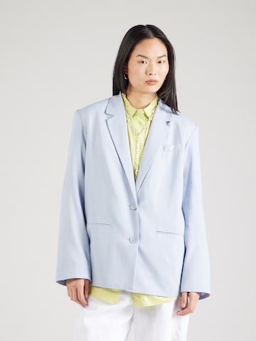 Gina Tricot Blazer in Blue: front