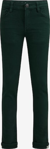 WE Fashion Slim fit Jeans in Green: front