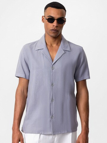 Antioch Regular fit Button Up Shirt 'Manama' in Grey: front