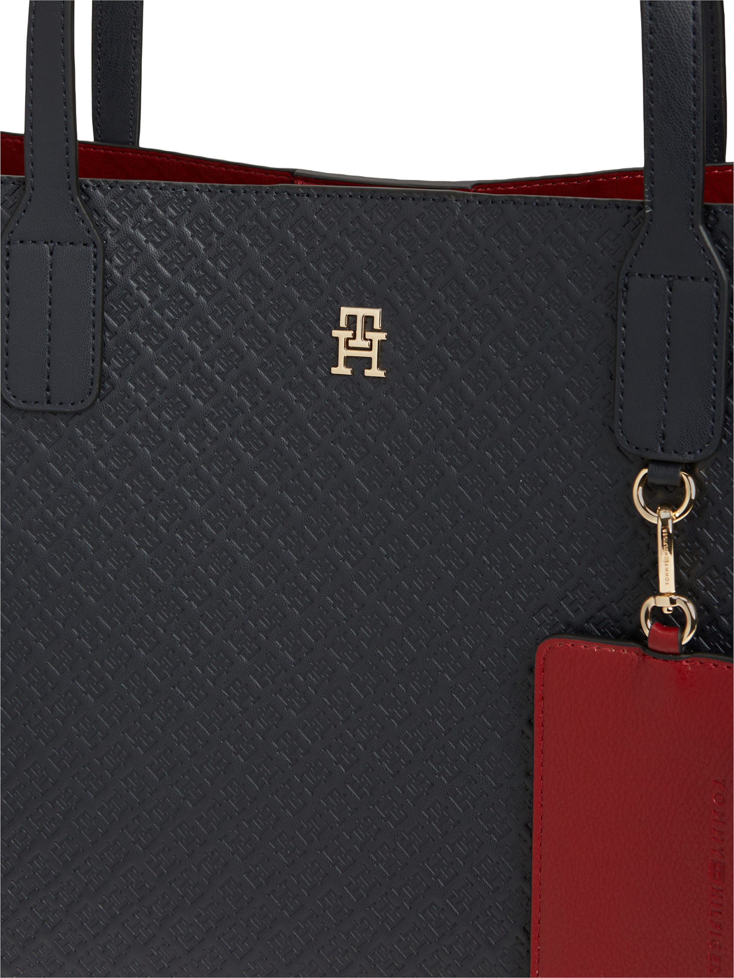 TOMMY HILFIGER Shopper táska 'TOTE MONO' - kék