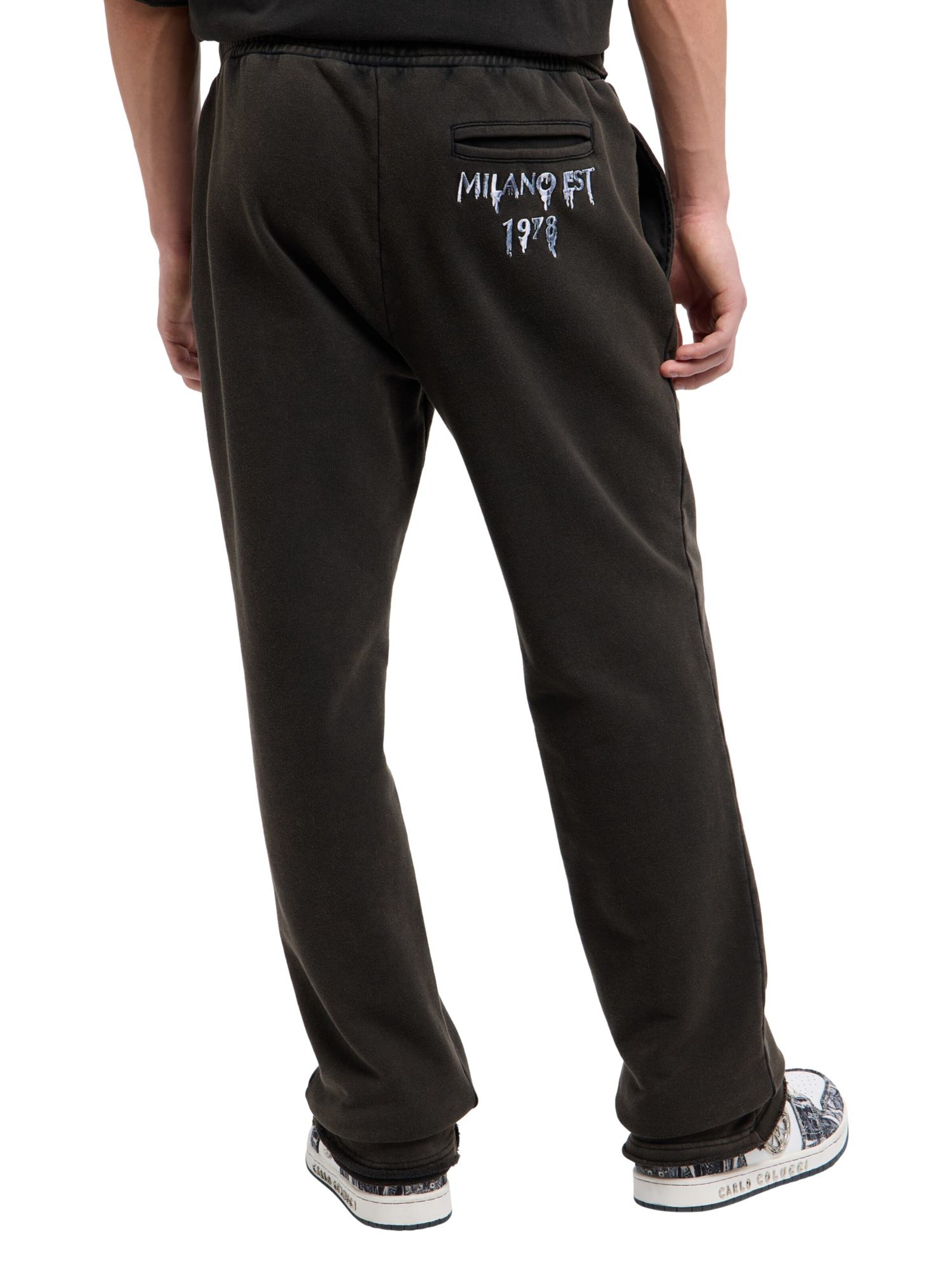 Carlo Colucci Regular Trousers ' Epifani ' in Black