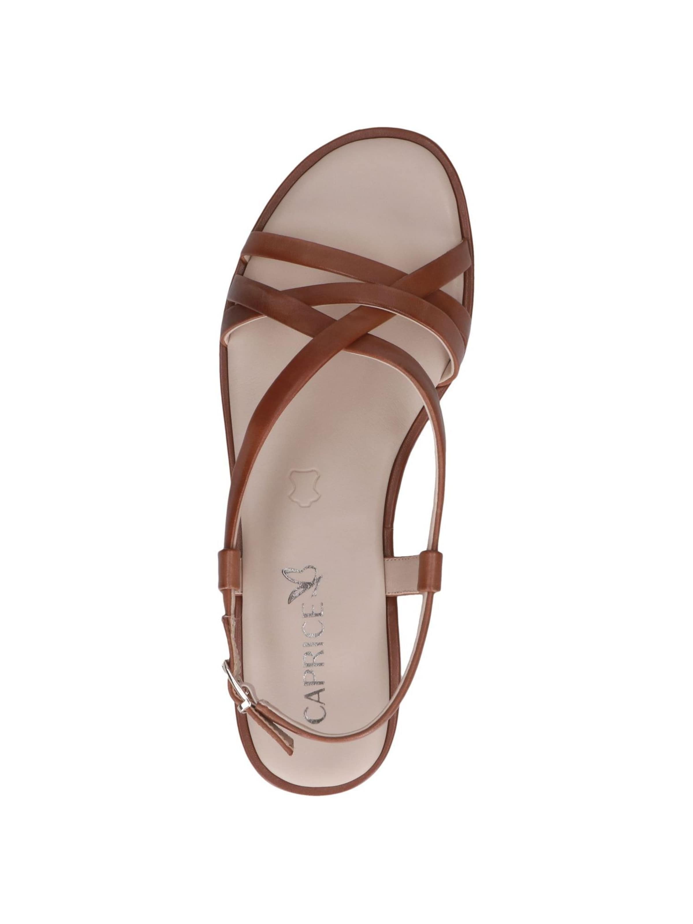 CAPRICE Strap Sandals in Brown