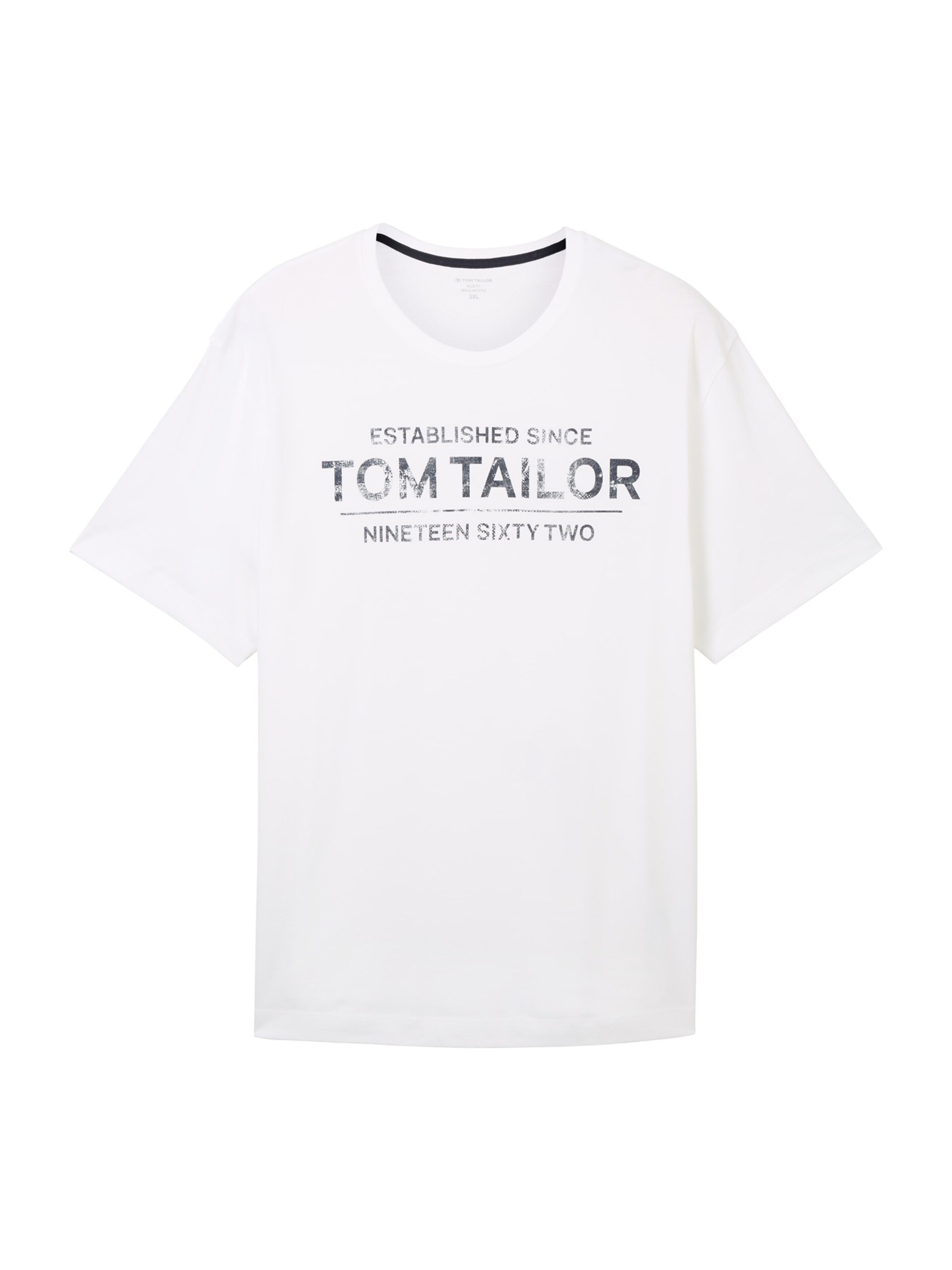 TOM TAILOR Men + Shirt in White: front