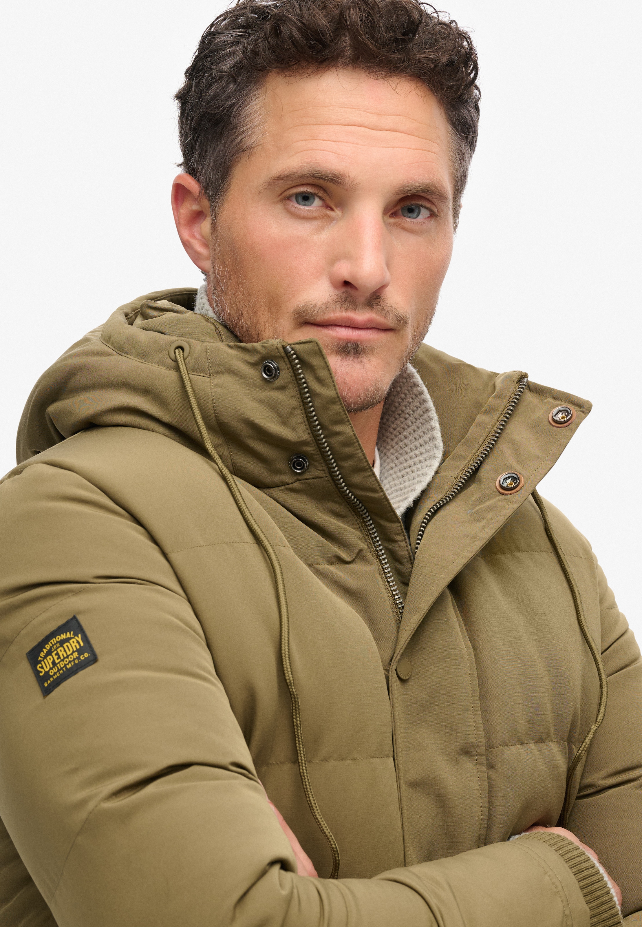 Superdry & CoZimska jakna 'Everest' - zelena boja