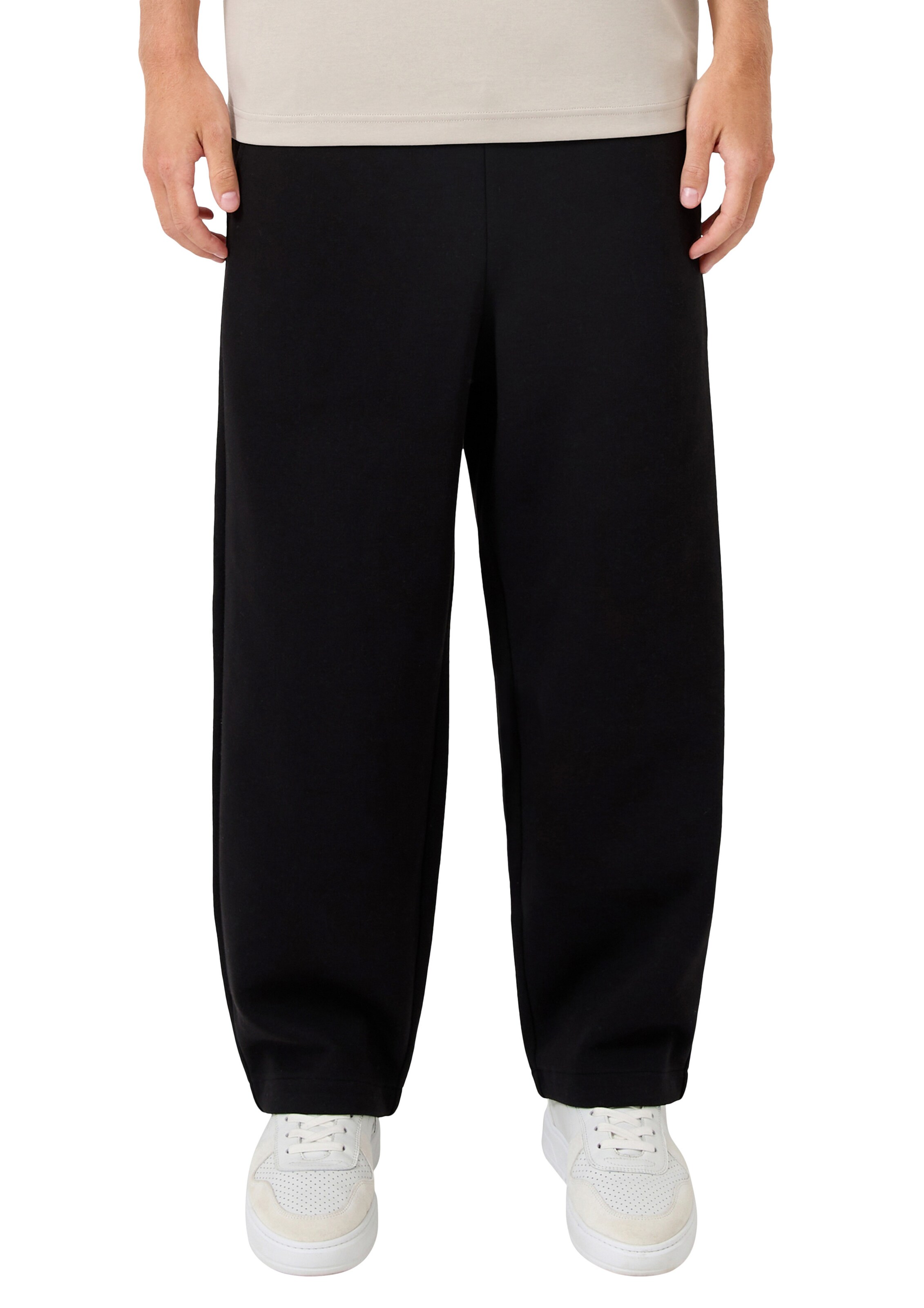 Loosefit Pantalon QS en noir : devant