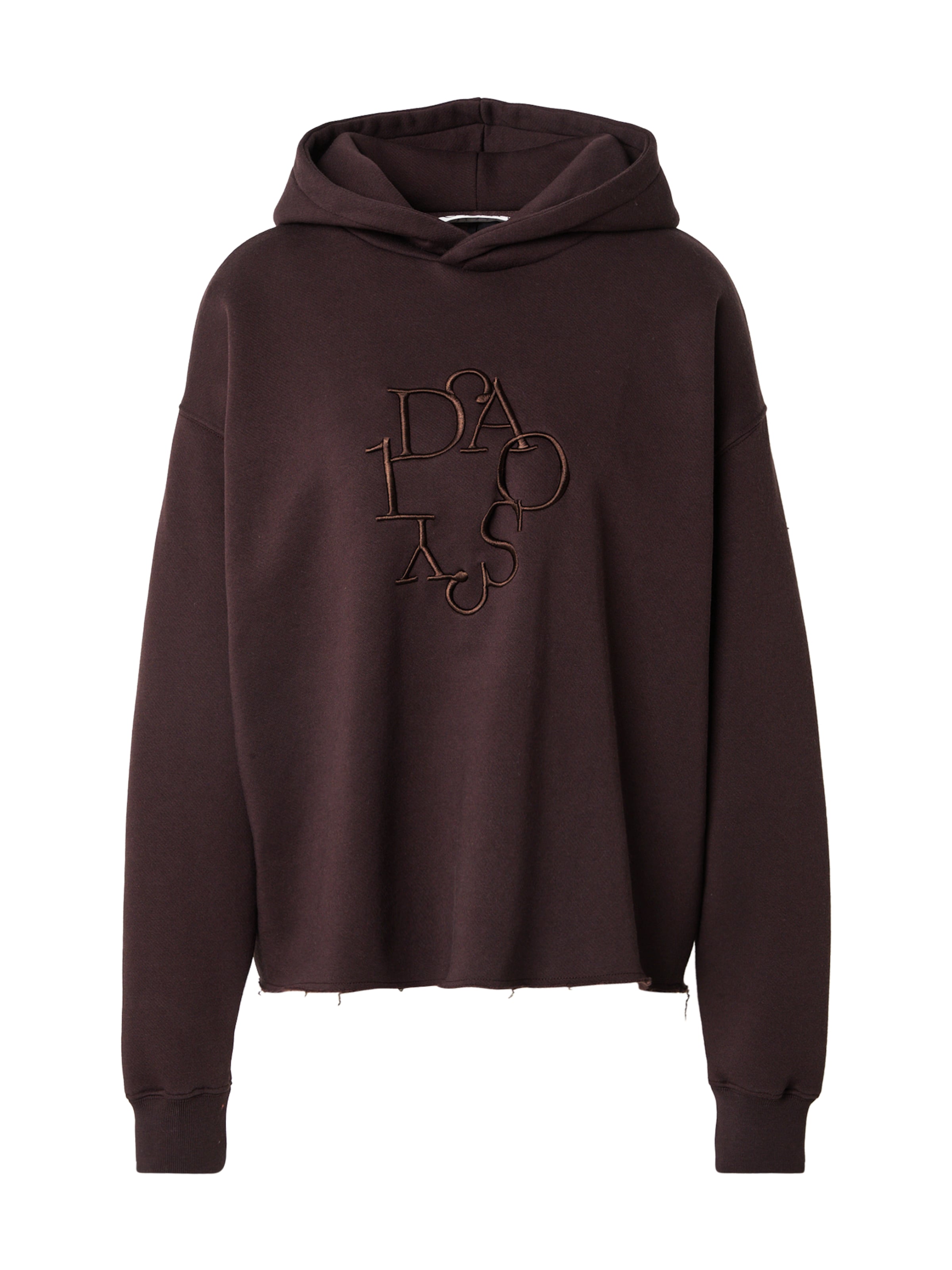 Felpa di 10Days in marrone: frontale