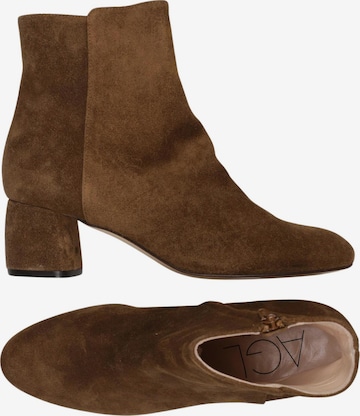 AGL Attilio Giusti Leombruni Dress Boots in 38 in Brown: front