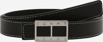 Tommy Jeans Belt in Black: front