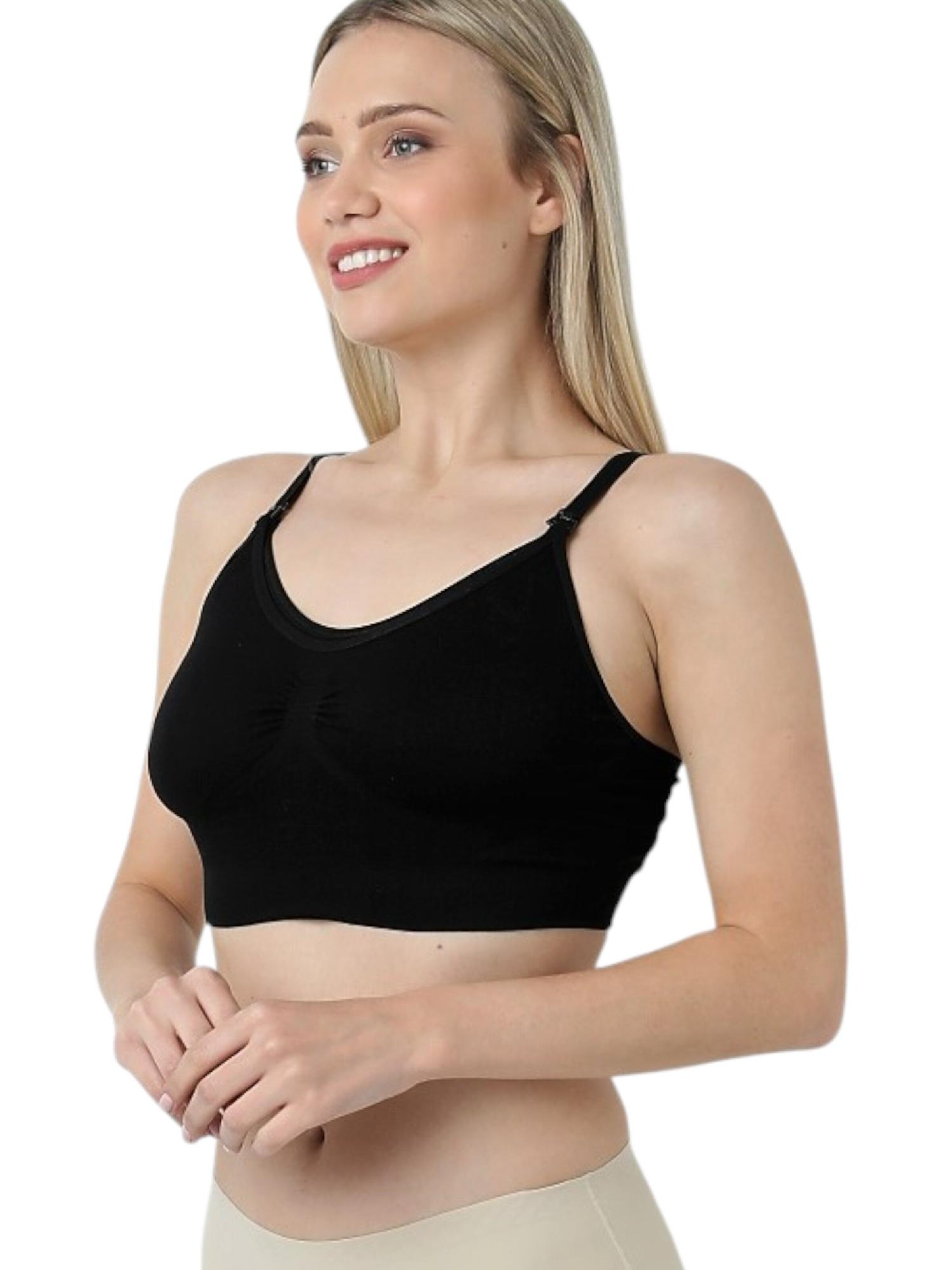 fashionshowcase Voedingsbh 'MumEase' in Zwart