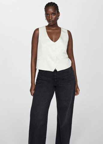 MANGO Loosefit Jeans 'Denver' in Zwart